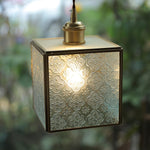 Patterned Glass Pendant Lamp - Lamp Outdoor