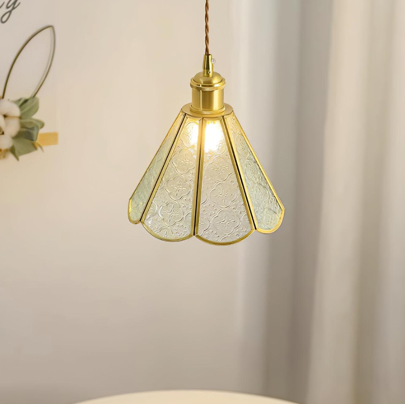 Patterned Glass Pendant Lamp - Lamp Outdoor