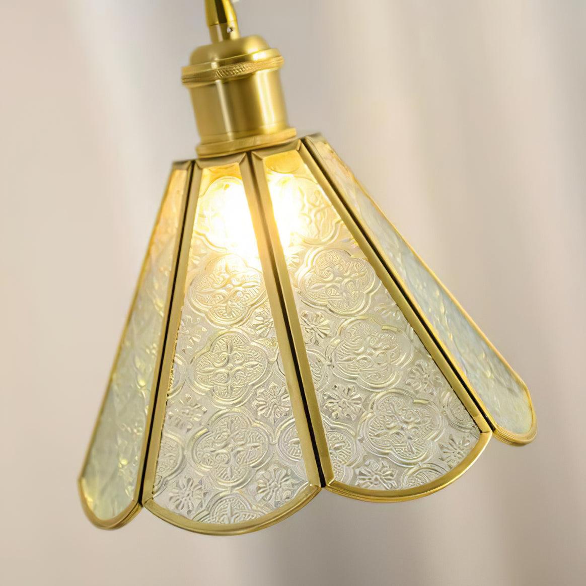 Patterned Glass Pendant Lamp - Lamp Outdoor