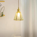 Patterned Glass Pendant Lamp - Lamp Outdoor