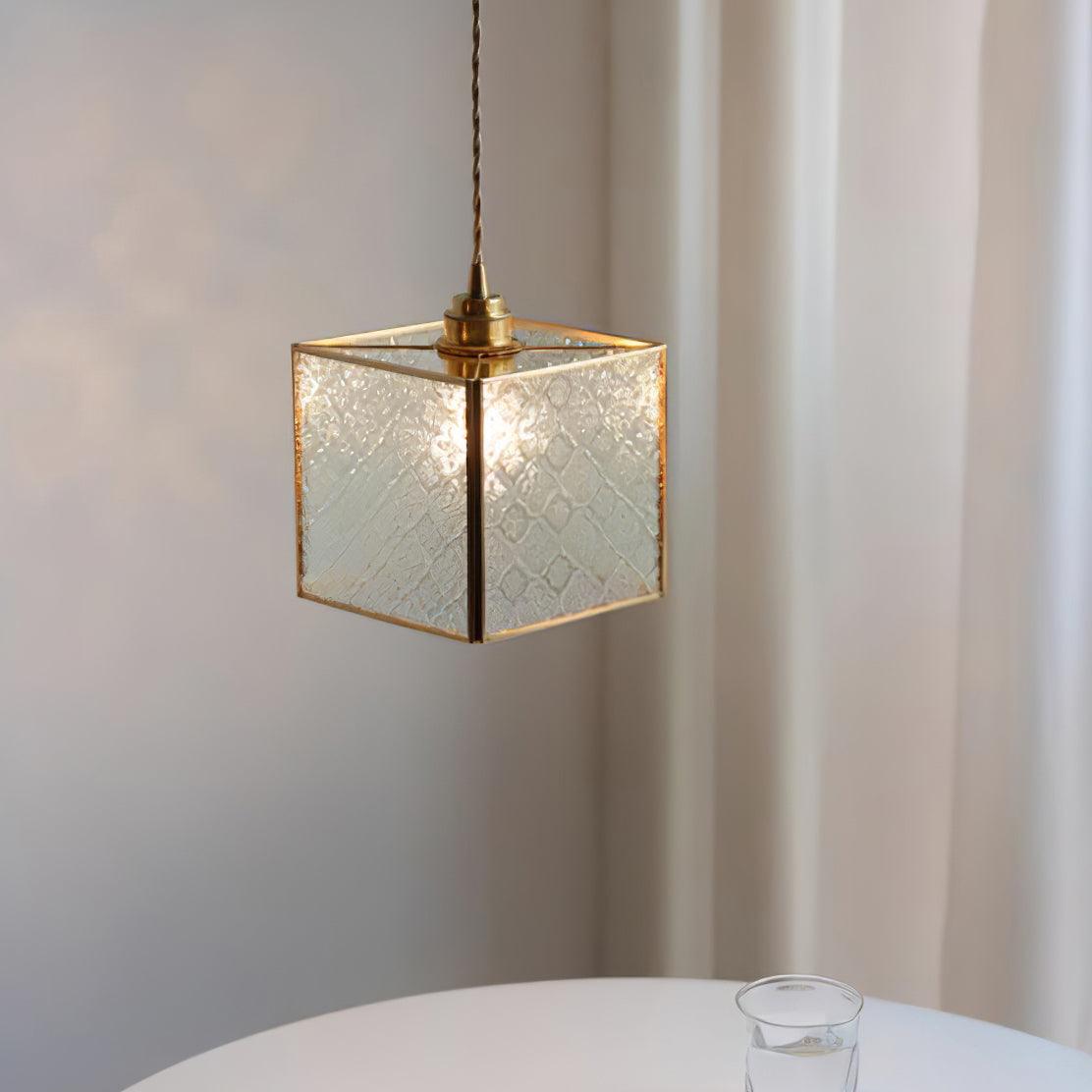 Patterned Glass Pendant Lamp - Lamp Outdoor