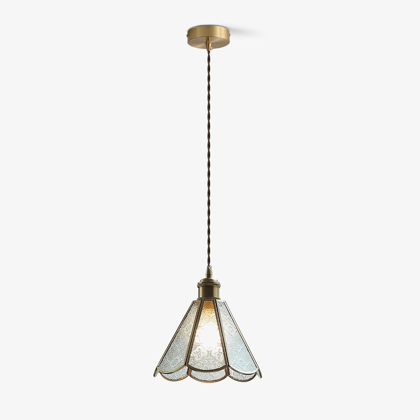 Patterned Glass Pendant Lamp - Lamp Outdoor