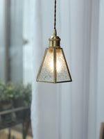 Patterned Glass Pendant Lamp - Lamp Outdoor