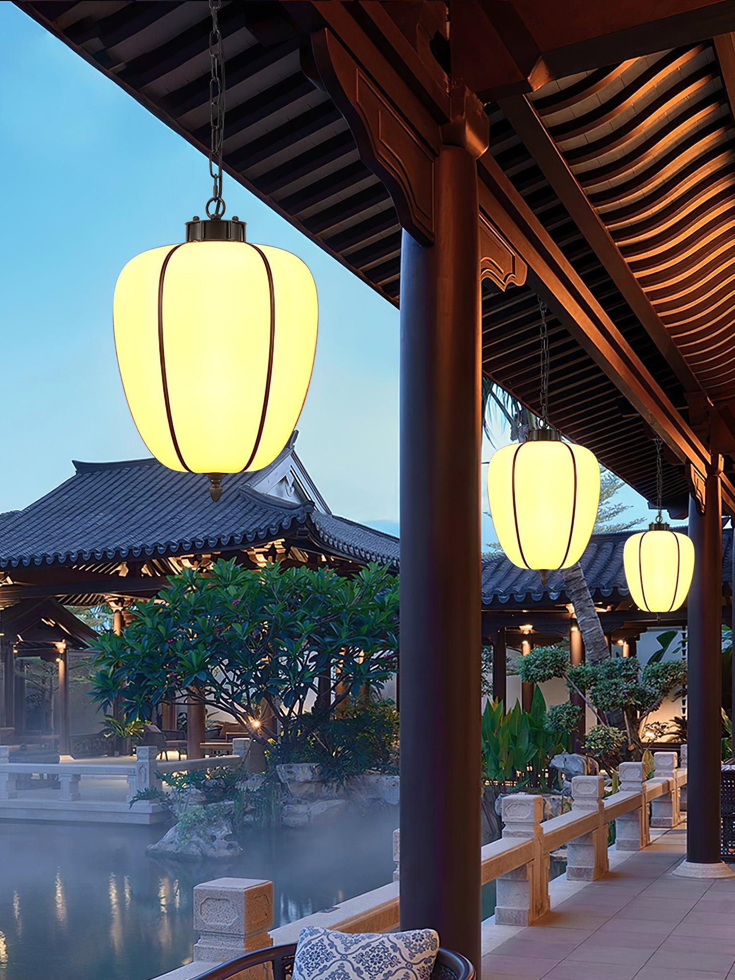 Oliver Vintage Metal Pendant Light - Lamp Outdoor