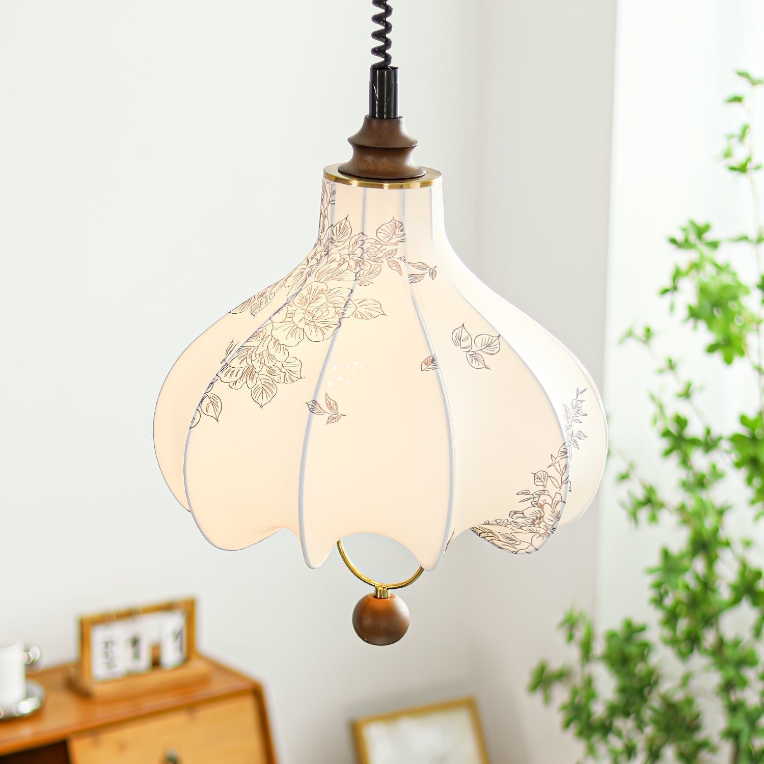 Pear Fabric Pendant Lamp - Lamp Outdoor