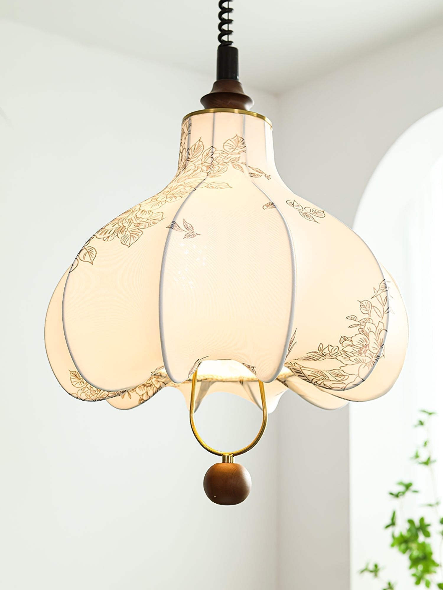 Pear Fabric Pendant Lamp - Lamp Outdoor