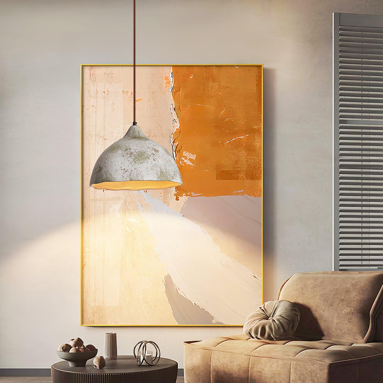 Moss Minimalist Wood Pendant Light - Lamp Outdoor
