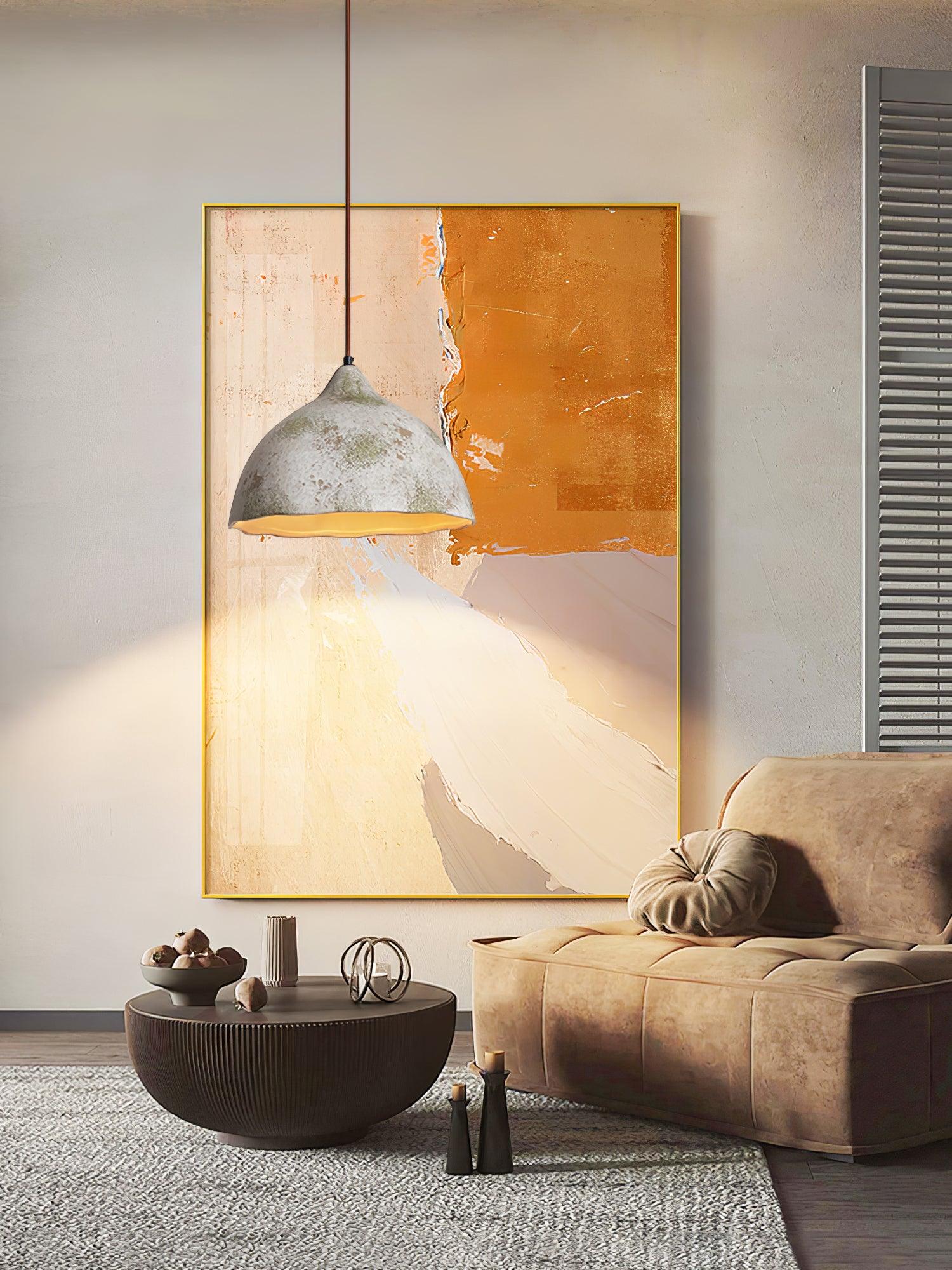 Moss Minimalist Wood Pendant Light - Lamp Outdoor