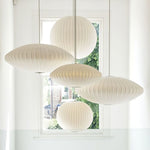 Lunar Modern Silk Pendant Lamp - Lamp Outdoor