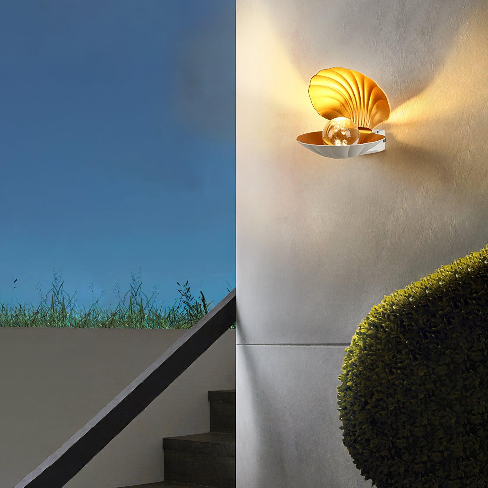 Pearl Clam Wall Light - Lamp Outdoor