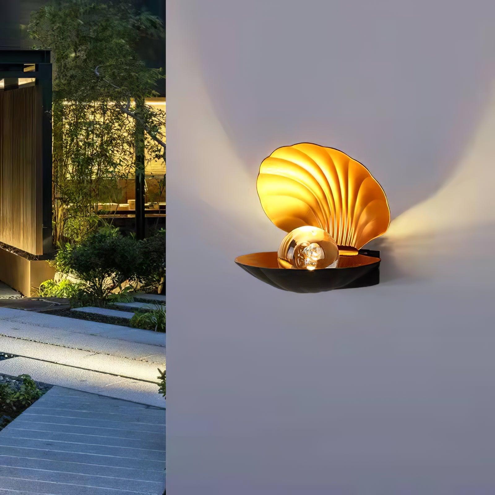 Pearl Clam Wall Light - Lamp Outdoor