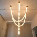 Pearl Glass Necklace Balls Chandelier - Lamp Outdoor