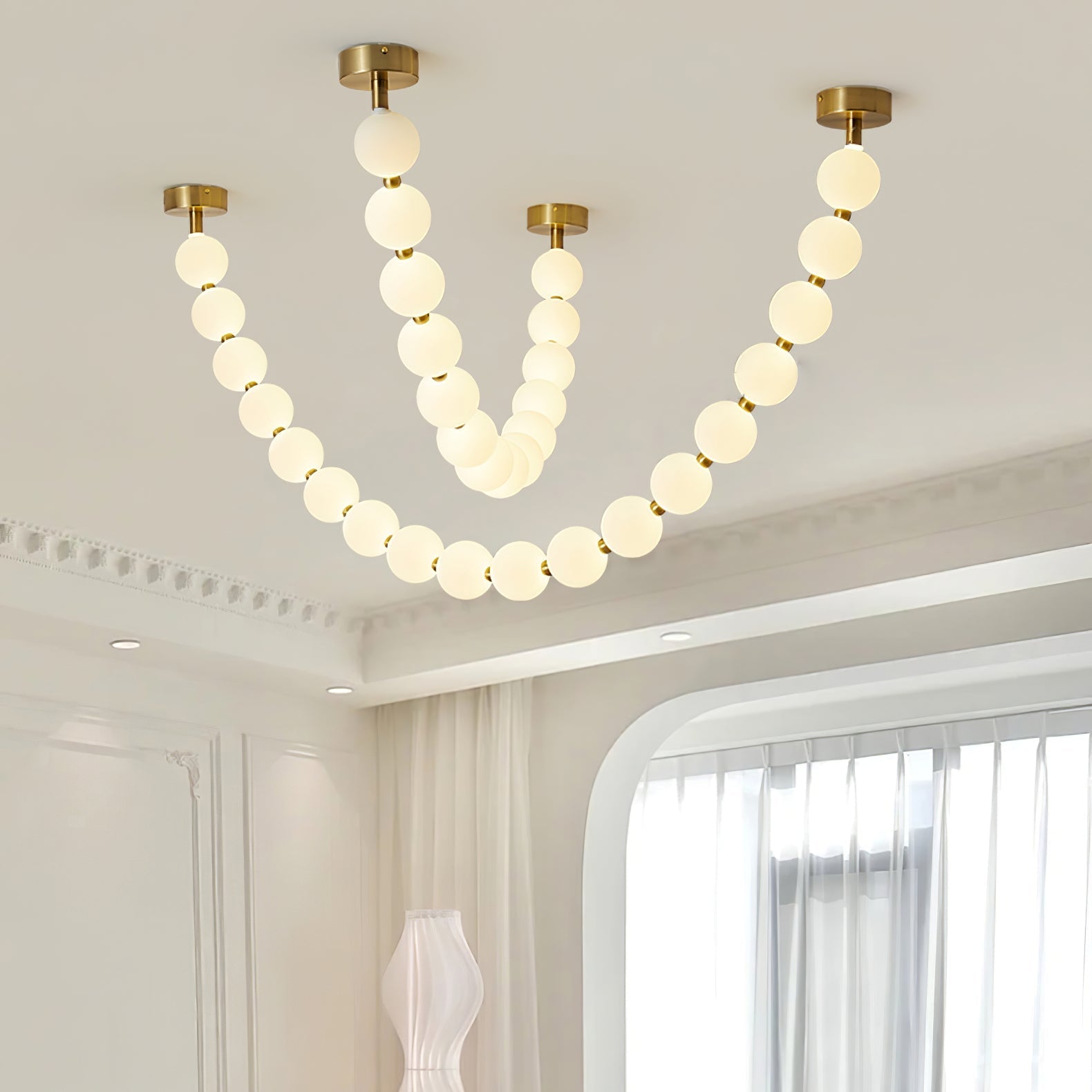 Zalvarin Brass Sputnik Chandelier - Lamp Outdoor