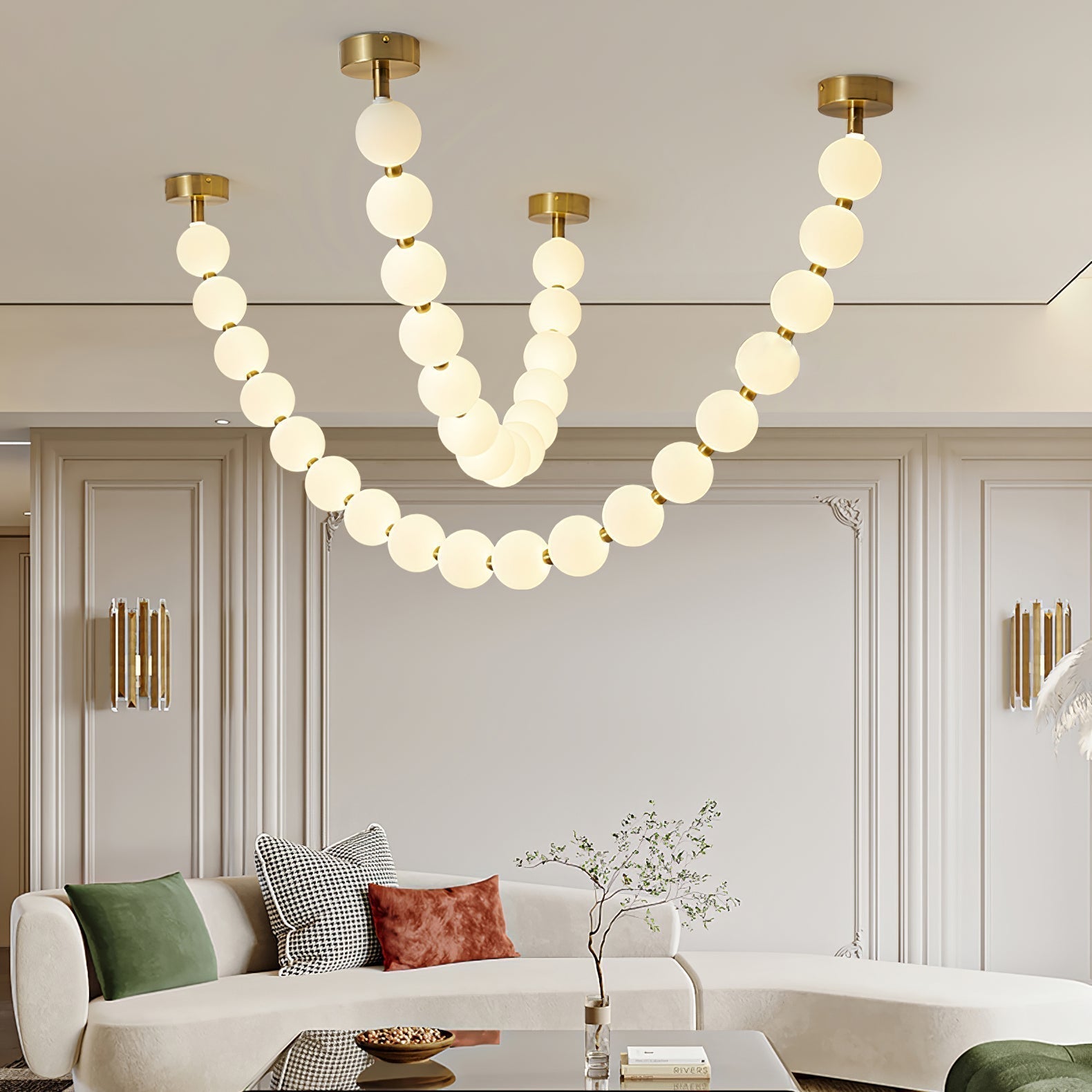 Zalvarin Brass Sputnik Chandelier - Lamp Outdoor