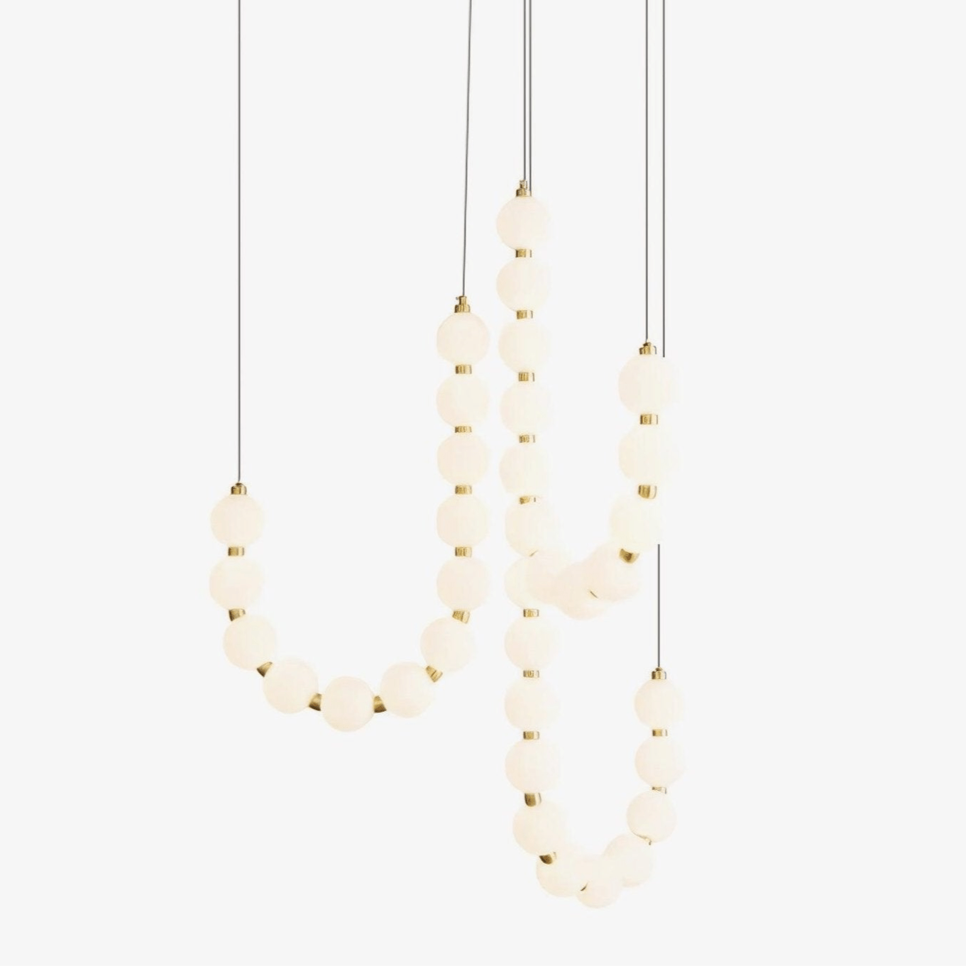 Pearl Modernl Glass Chandelier - Lamp Outdoor