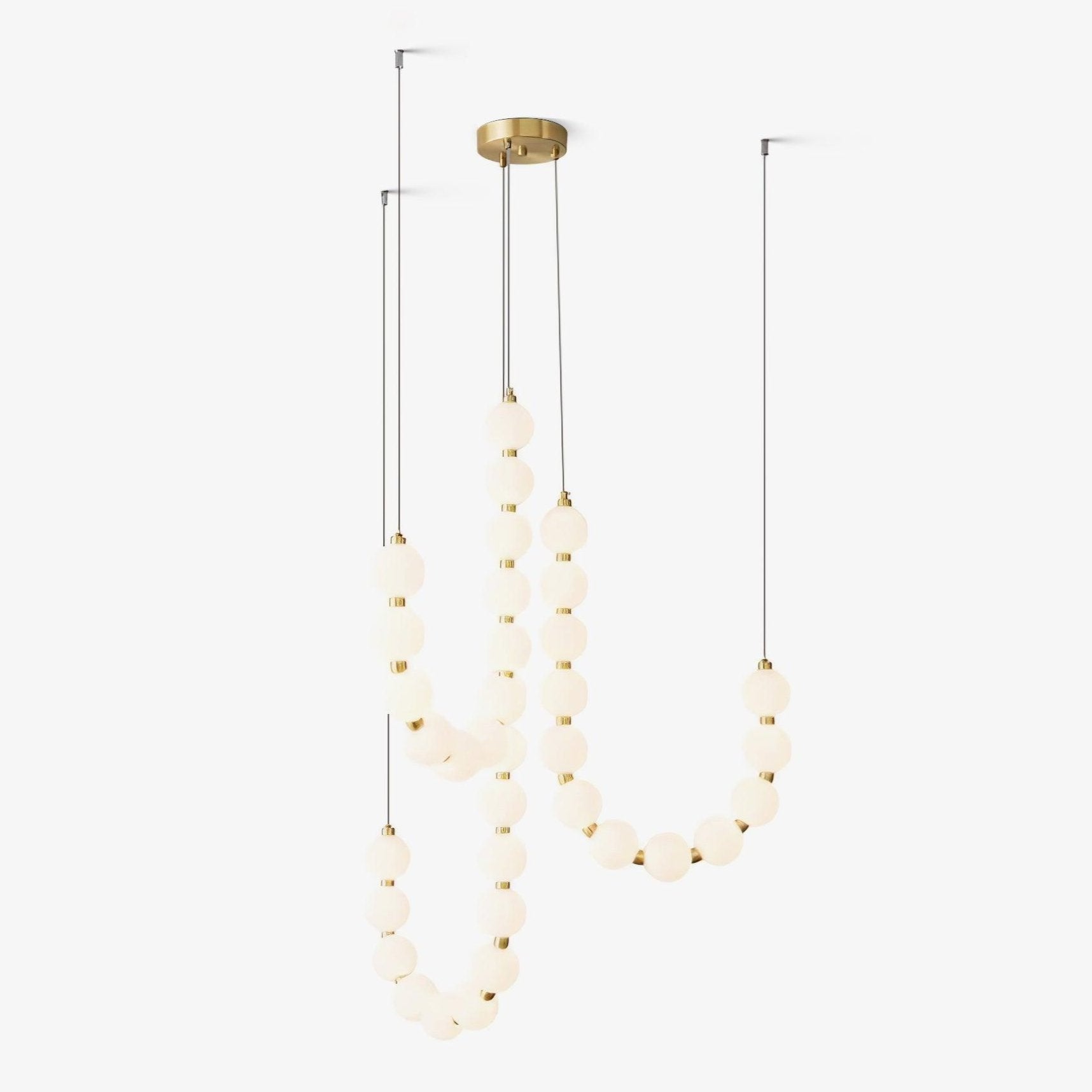 Pearl Modernl Glass Chandelier - Lamp Outdoor