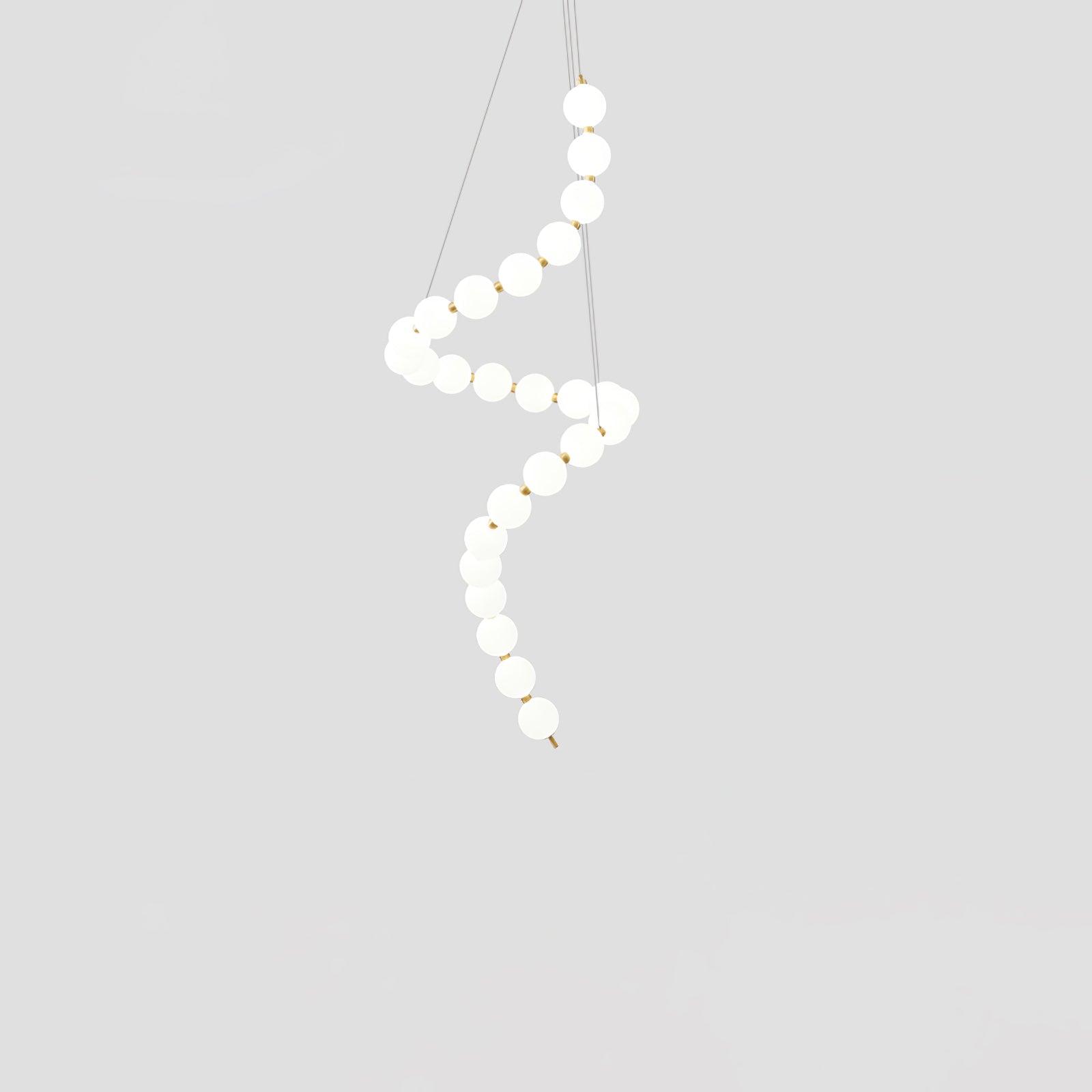Pearl Modernl Glass Chandelier - Lamp Outdoor