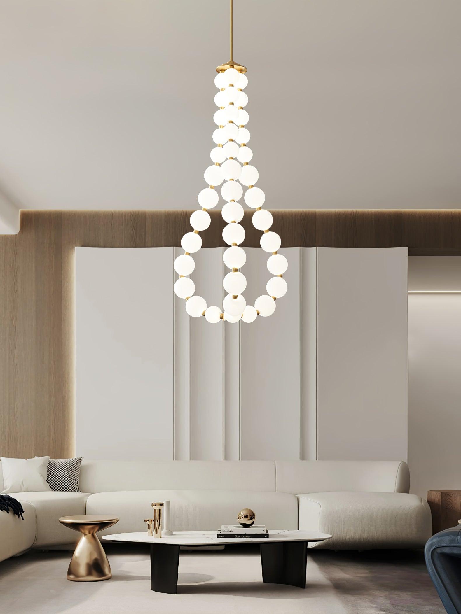 Gem Modern Acrylic Chandelier - Lamp Outdoor