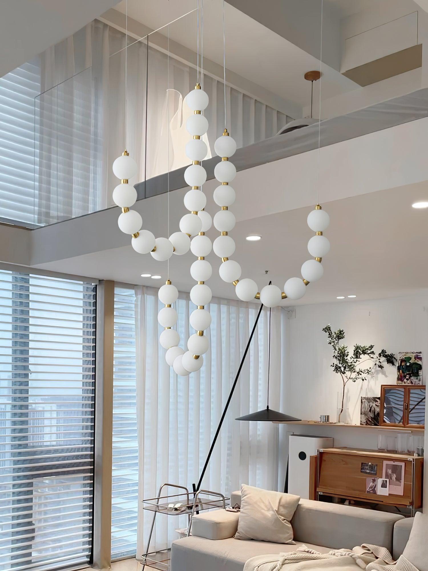 Gem Modern Acrylic Chandelier - Lamp Outdoor