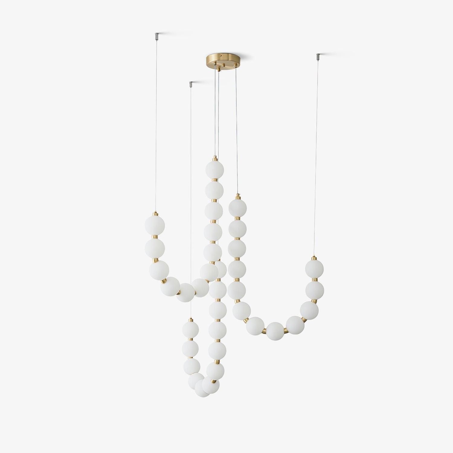 Pearl Modernl Glass Chandelier - Lamp Outdoor