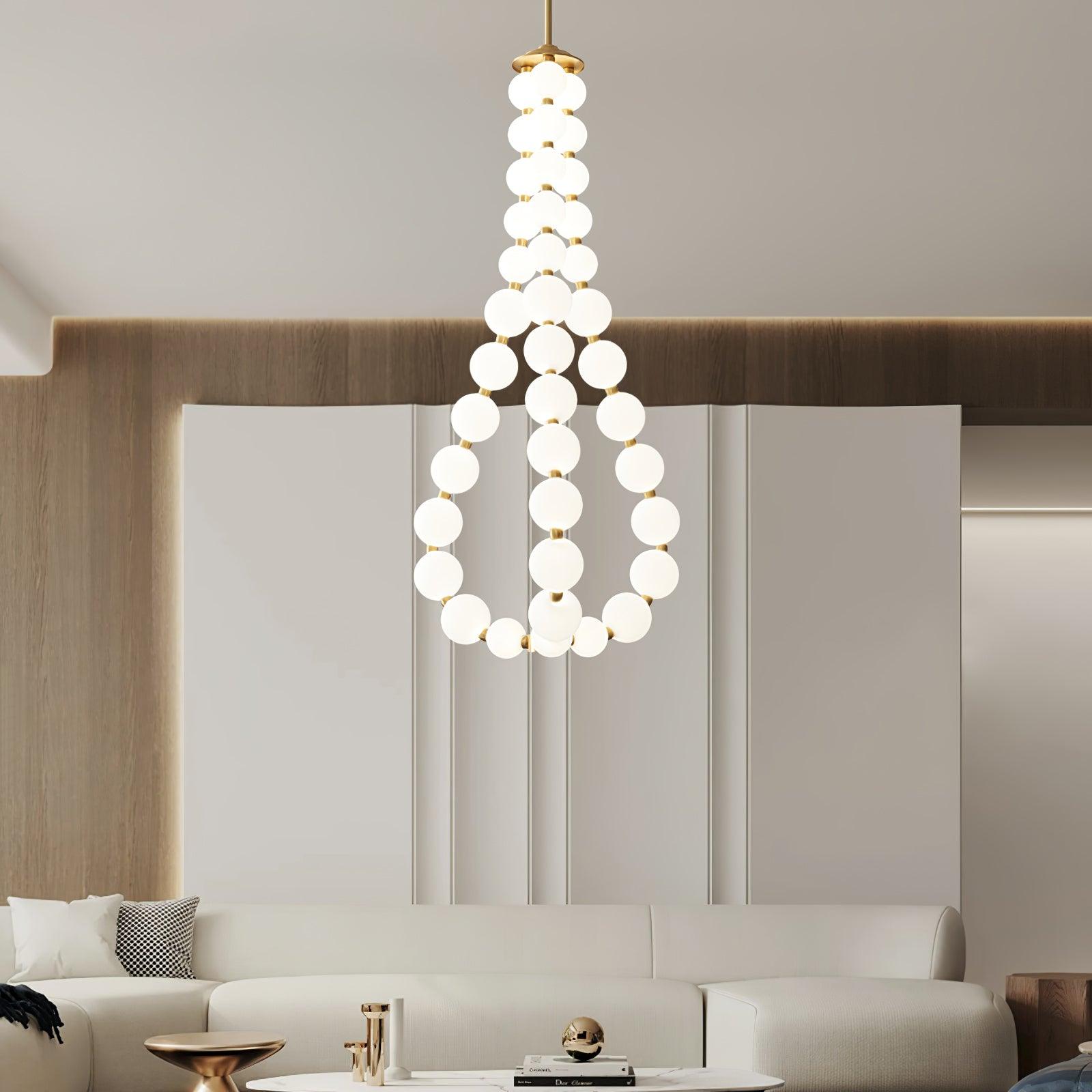 Gem Modern Acrylic Chandelier - Lamp Outdoor