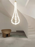 Pearl Modernl Glass Chandelier - Lamp Outdoor