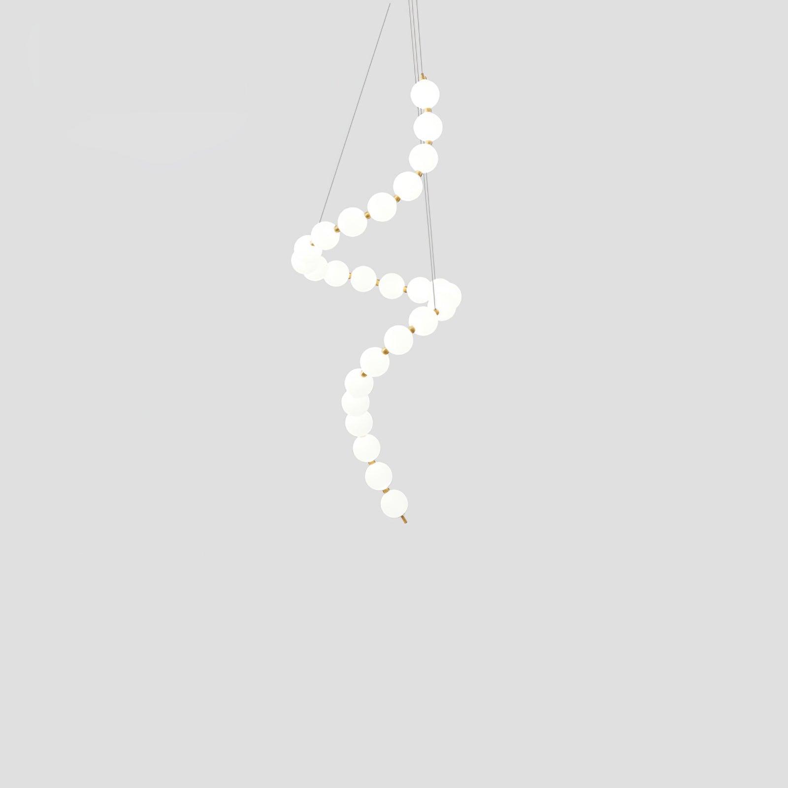 Pearl Modernl Glass Chandelier - Lamp Outdoor