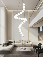 Pearl Modernl Glass Chandelier - Lamp Outdoor