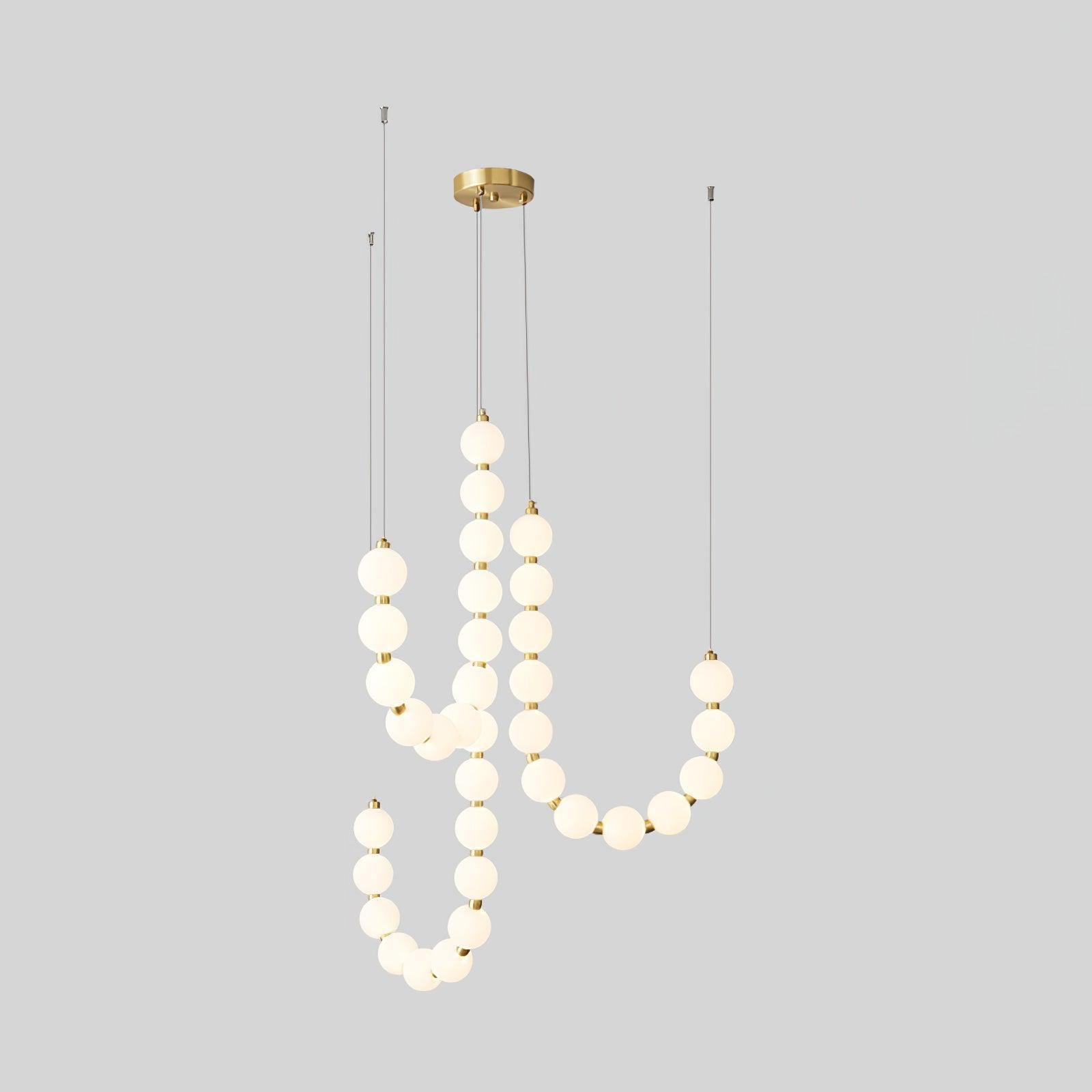 Pearl Modernl Glass Chandelier - Lamp Outdoor
