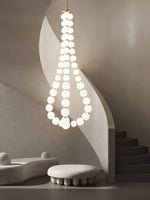 Pearl Modernl Glass Chandelier - Lamp Outdoor