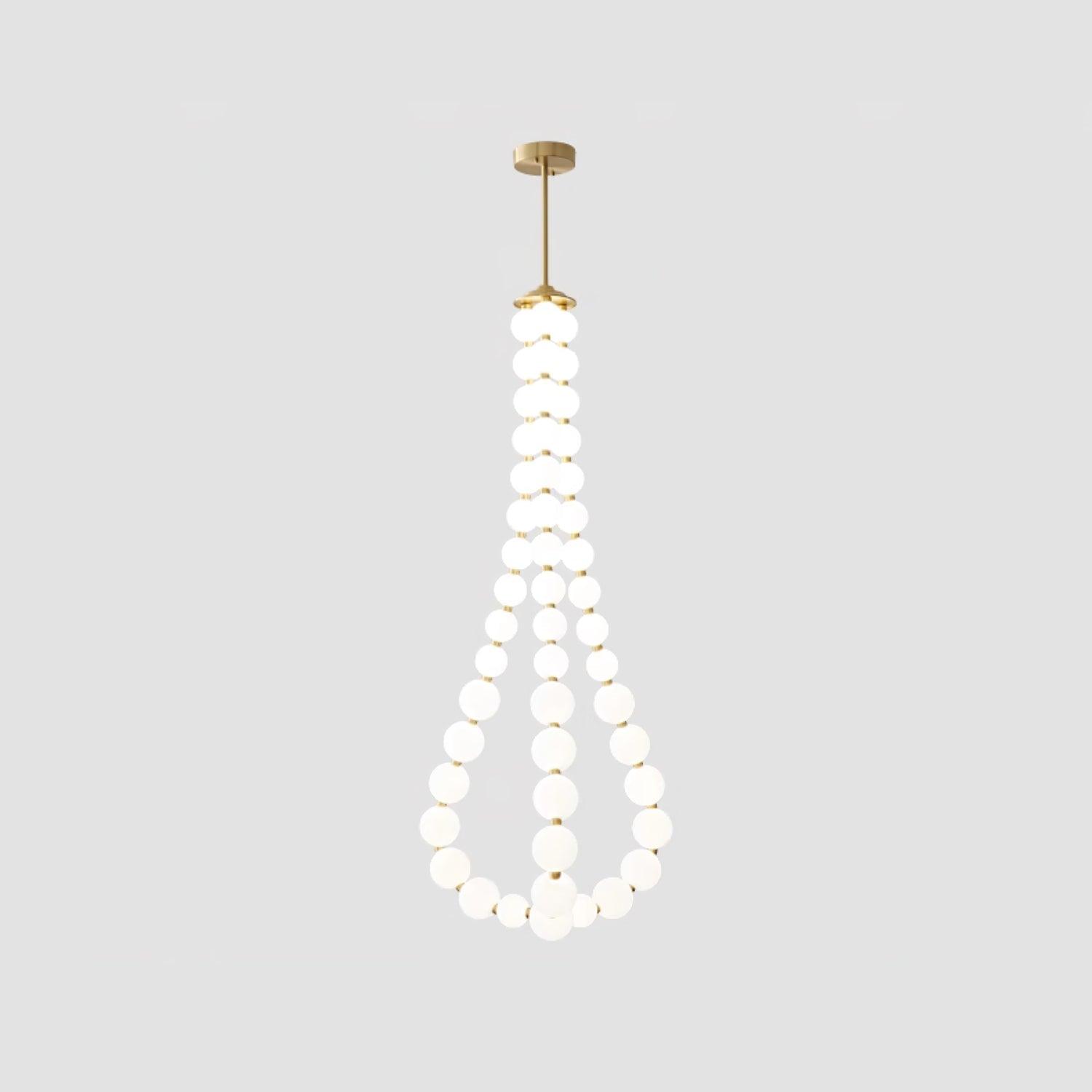 Pearl Modernl Glass Chandelier - Lamp Outdoor