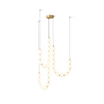 Gem Modern Acrylic Chandelier - Lamp Outdoor