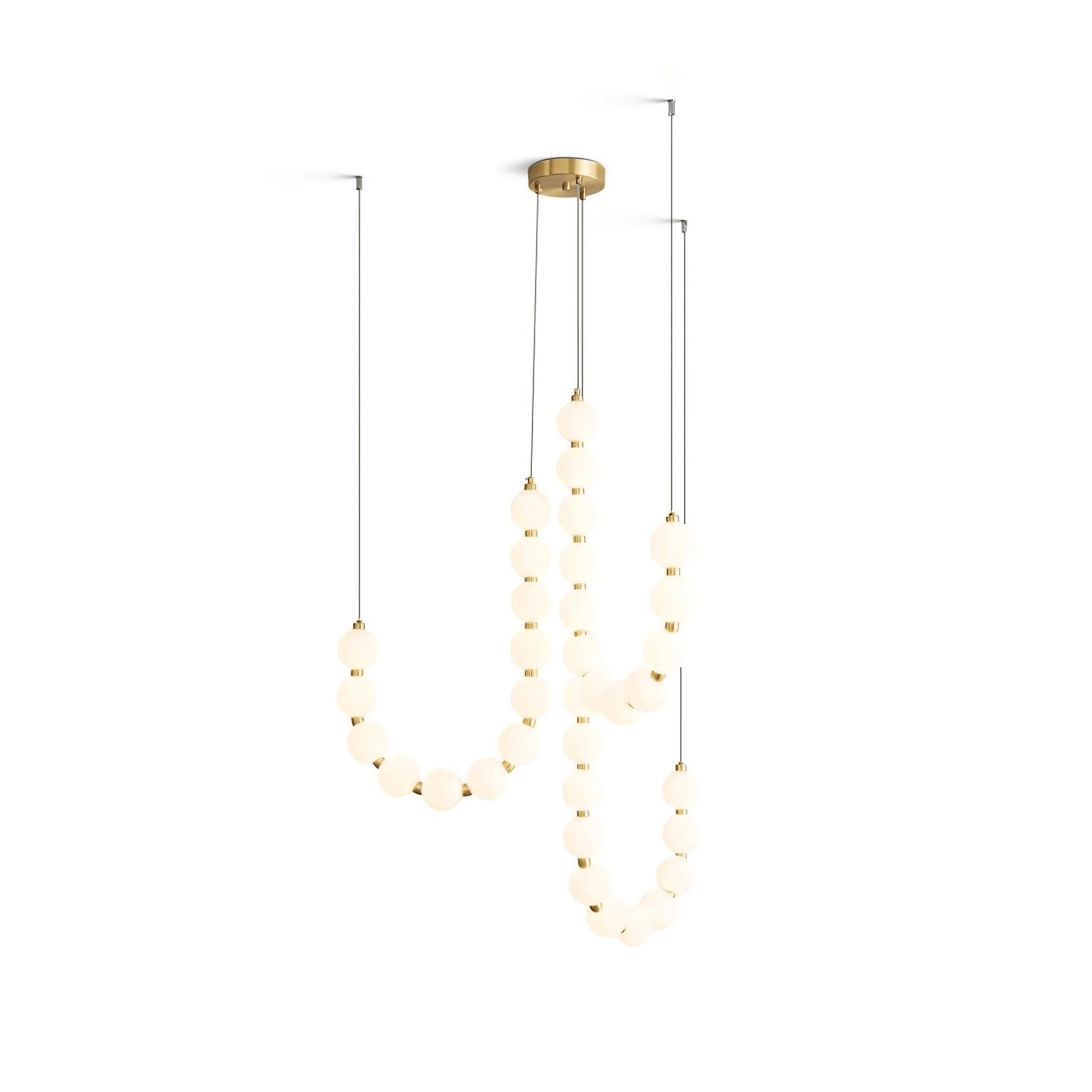 Pearl Modernl Glass Chandelier - Lamp Outdoor