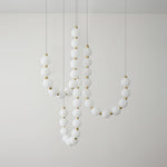 Pearl Modernl Glass Chandelier - Lamp Outdoor