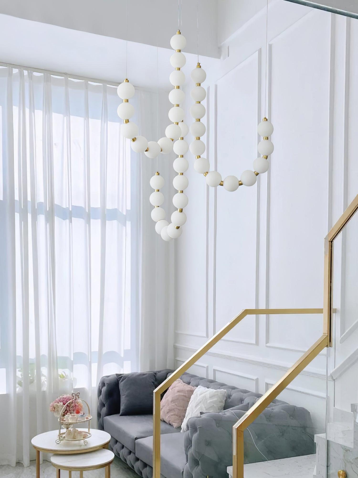 Gem Modern Acrylic Chandelier - Lamp Outdoor