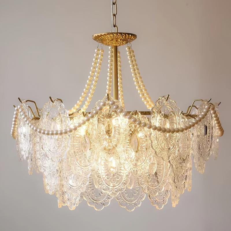 Pearls Glass Chandelier - Lamp Outdoor