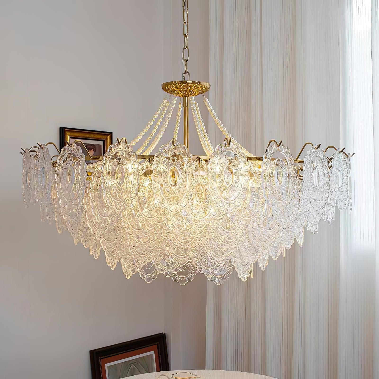Pearls Glass Chandelier - Lamp Outdoor