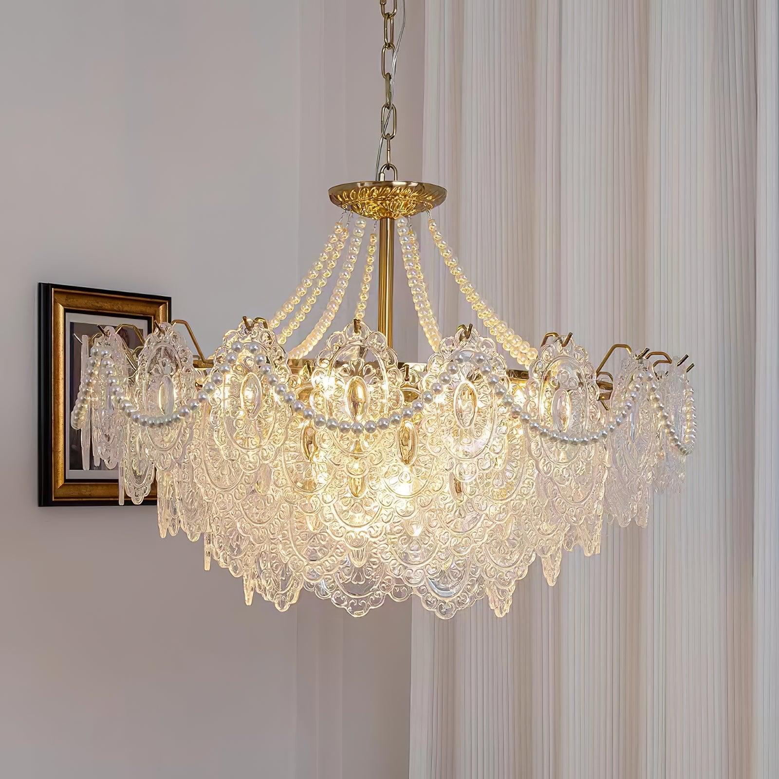 Pearls Glass Chandelier - Lamp Outdoor