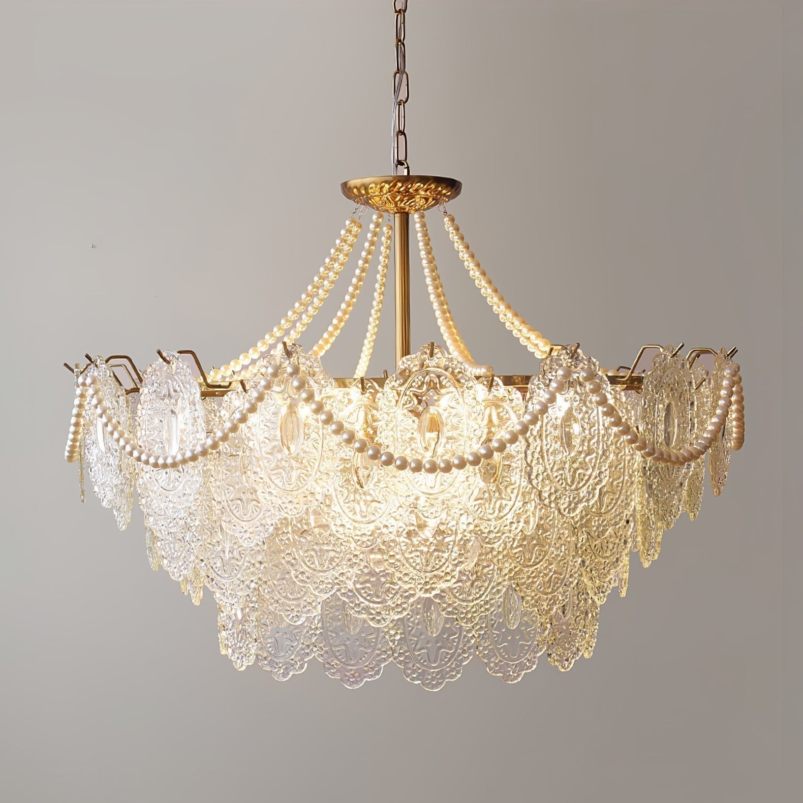 Pearls Glass Chandelier - Lamp Outdoor