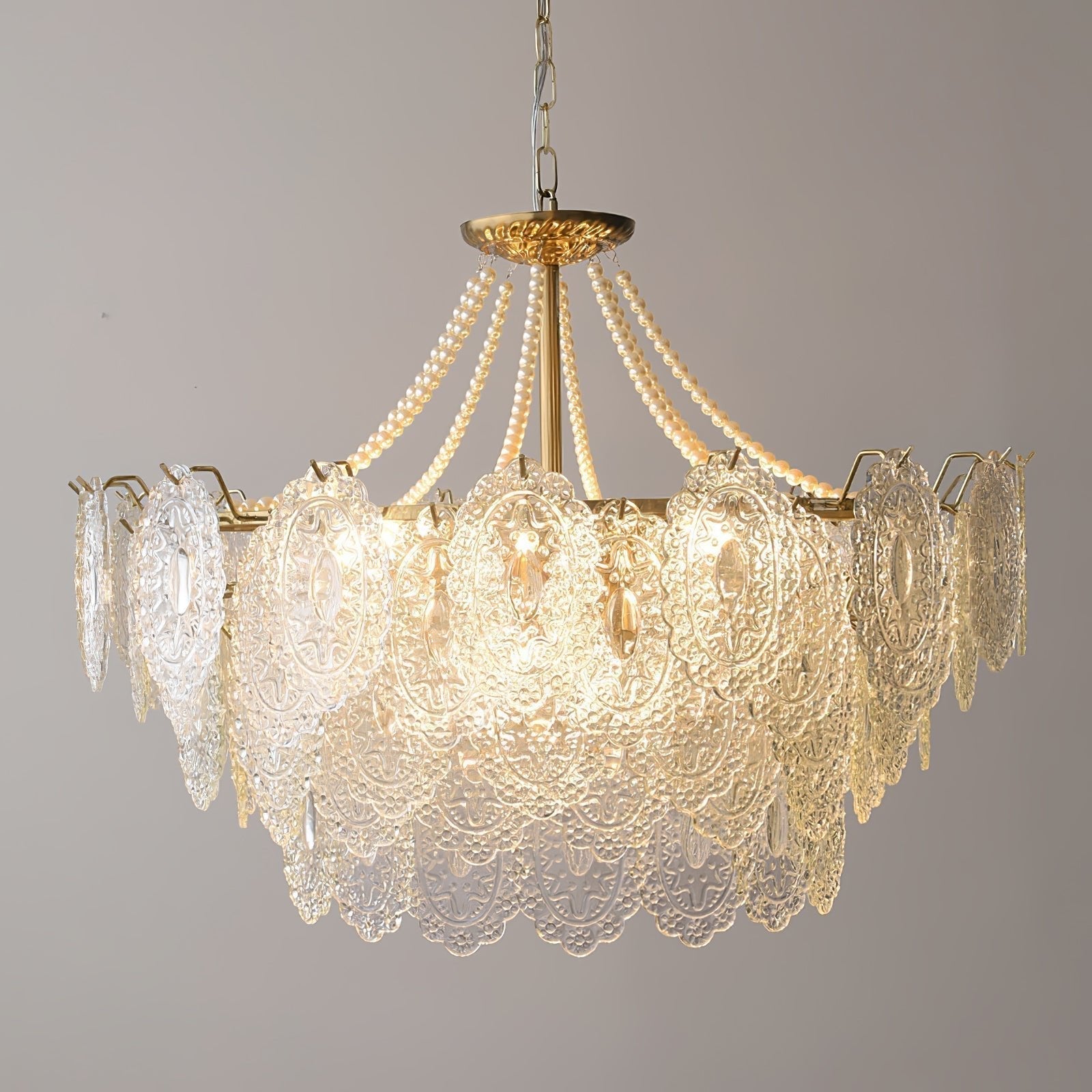 Pearls Glass Chandelier - Lamp Outdoor