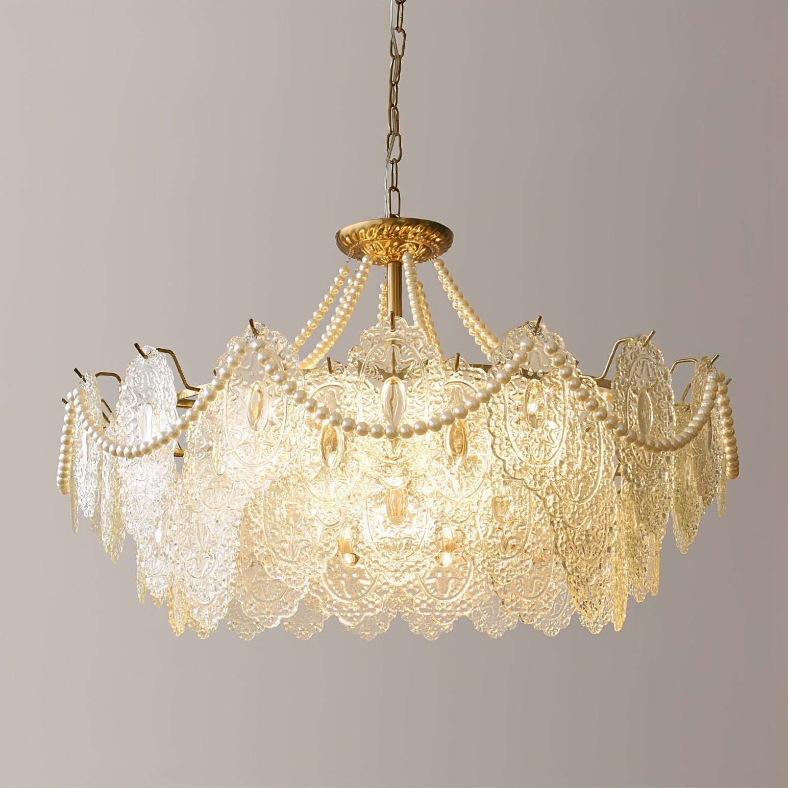 Pearls Glass Chandelier - Lamp Outdoor