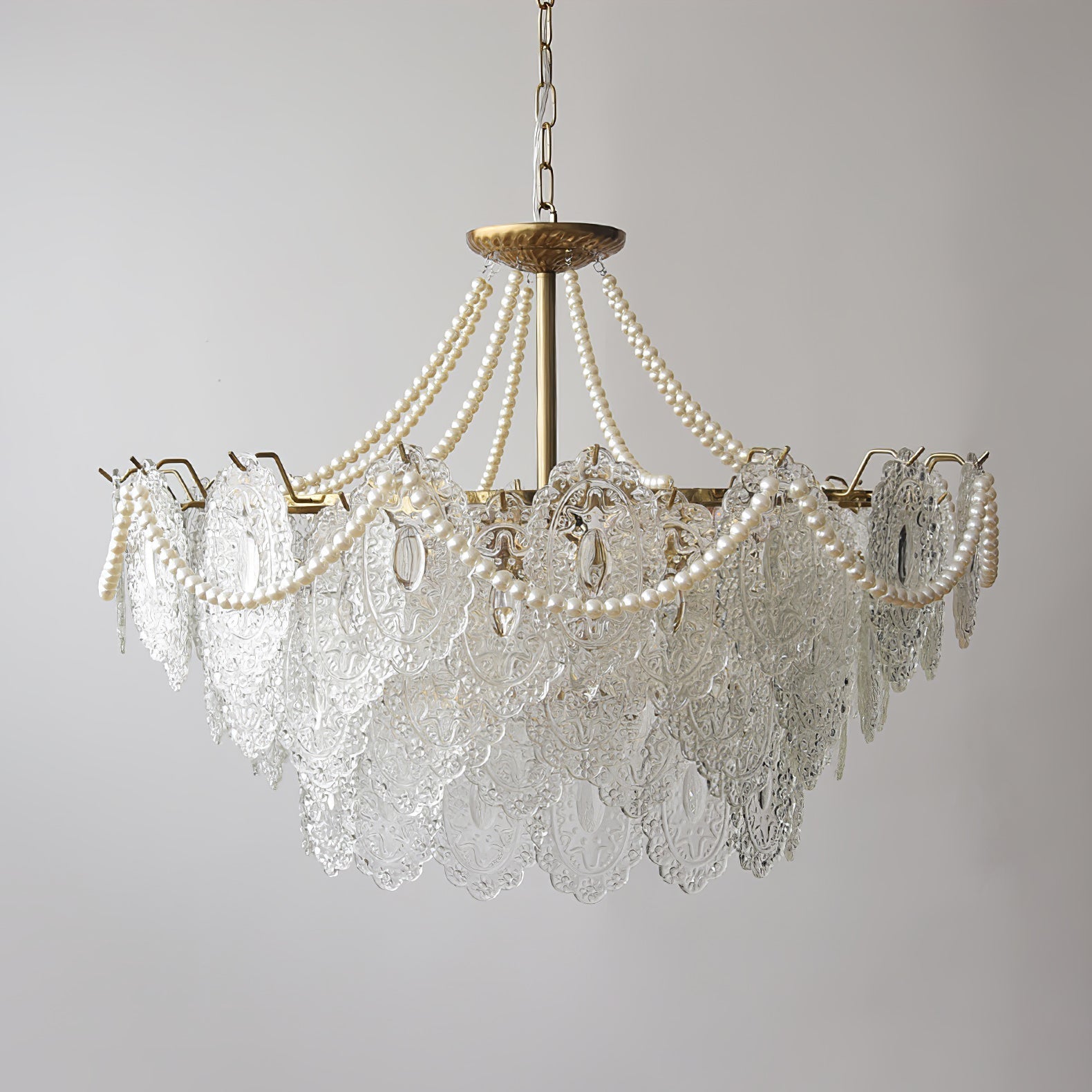 Pearls Glass Chandelier - Lamp Outdoor