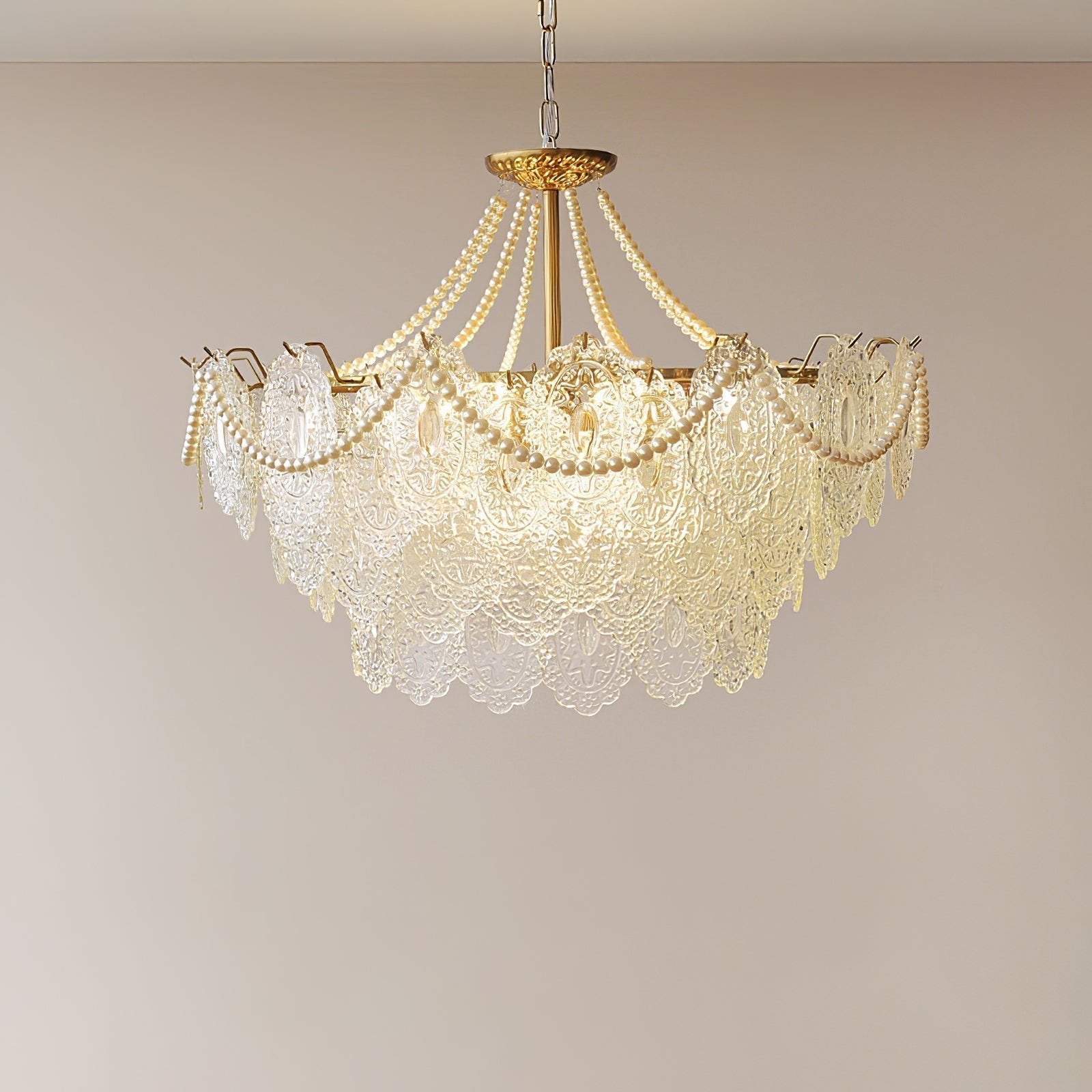 Pearls Glass Chandelier - Lamp Outdoor