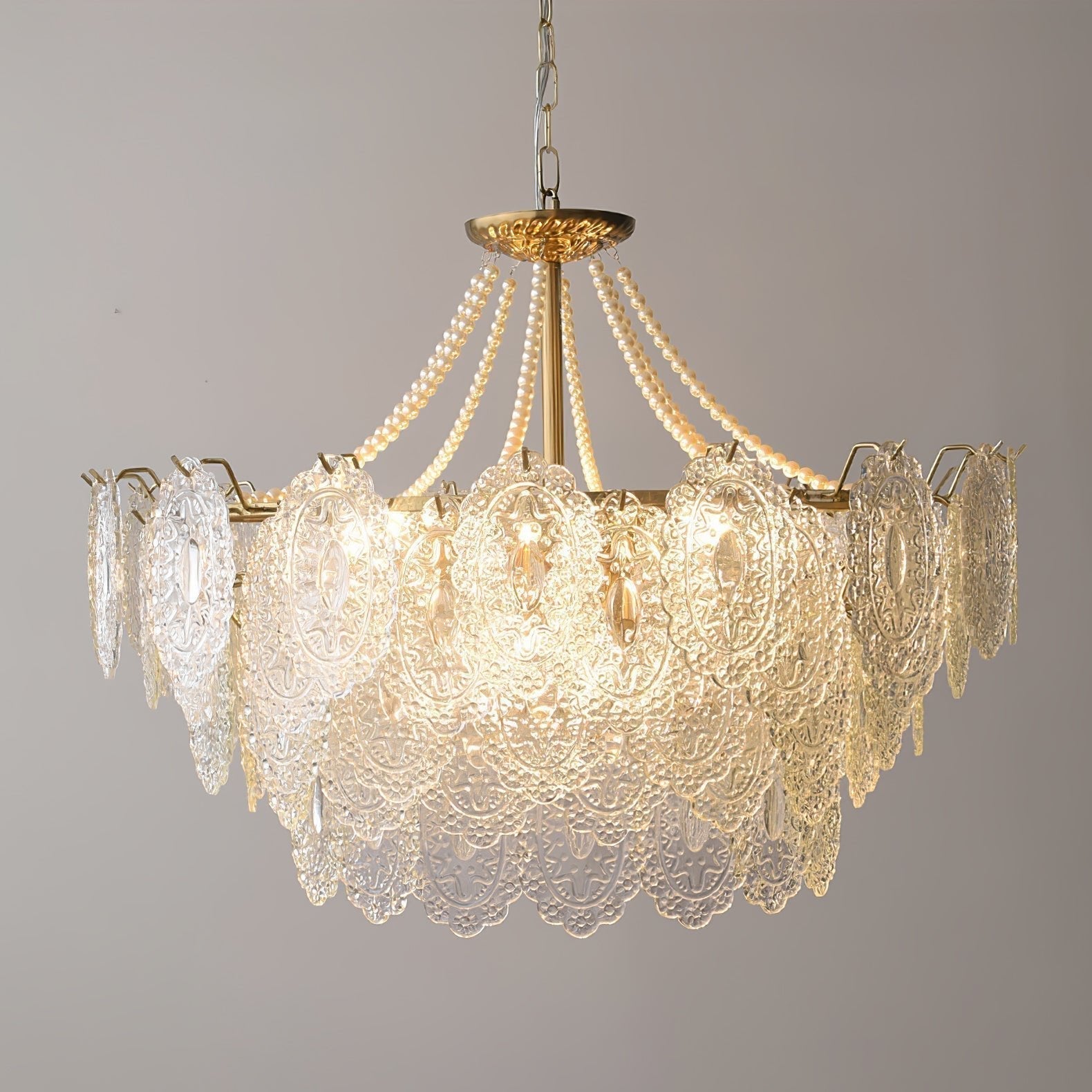 Pearls Glass Chandelier - Lamp Outdoor