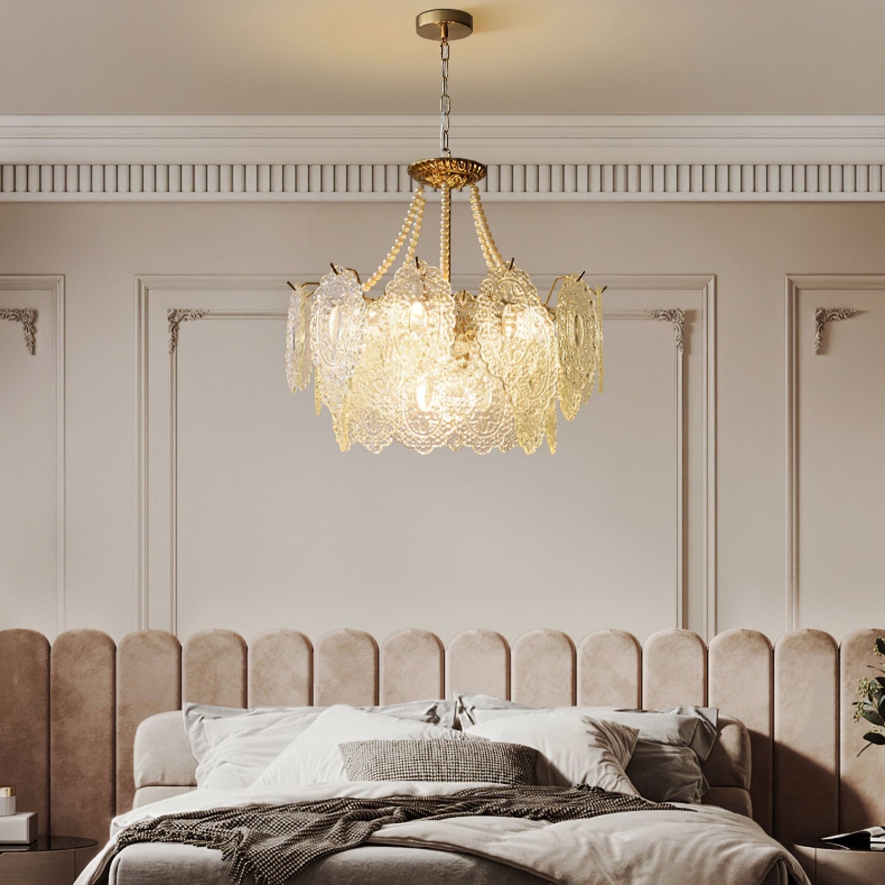 Pearls Glass Chandelier - Lamp Outdoor