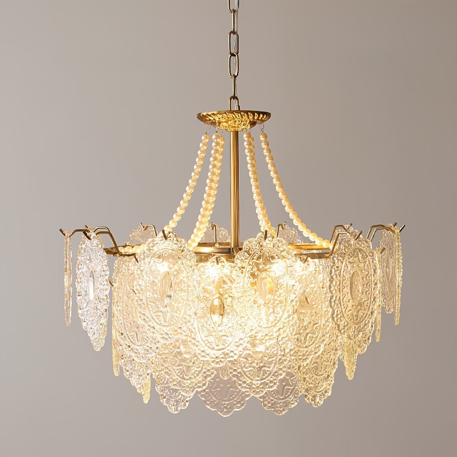 Pearls Glass Chandelier - Lamp Outdoor