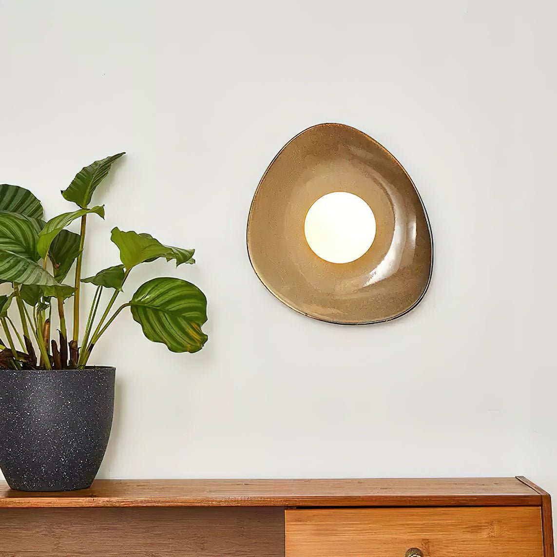 Pebble Disc Wall Light - Lamp Outdoor