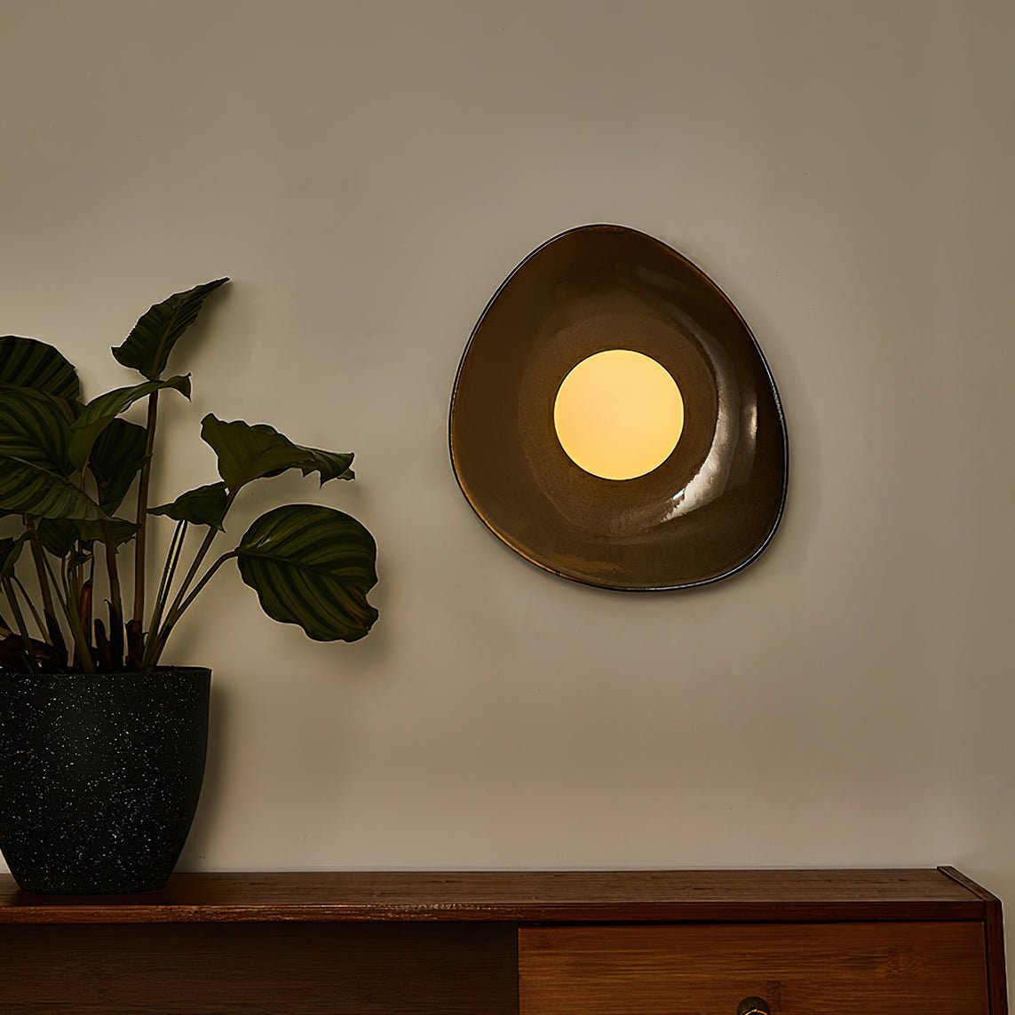 Pebble Disc Wall Light - Lamp Outdoor
