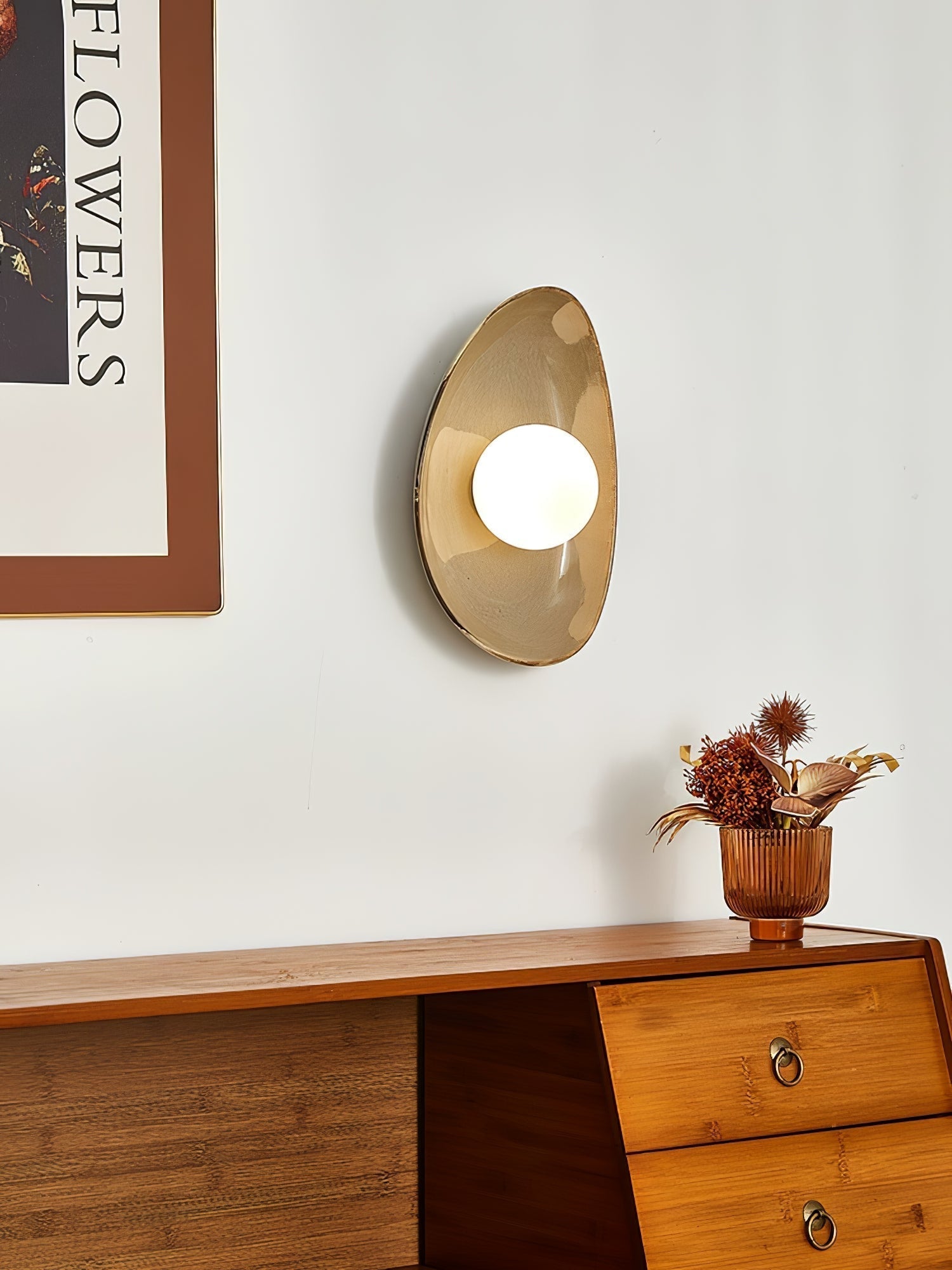 Pebble Disc Wall Light - Lamp Outdoor