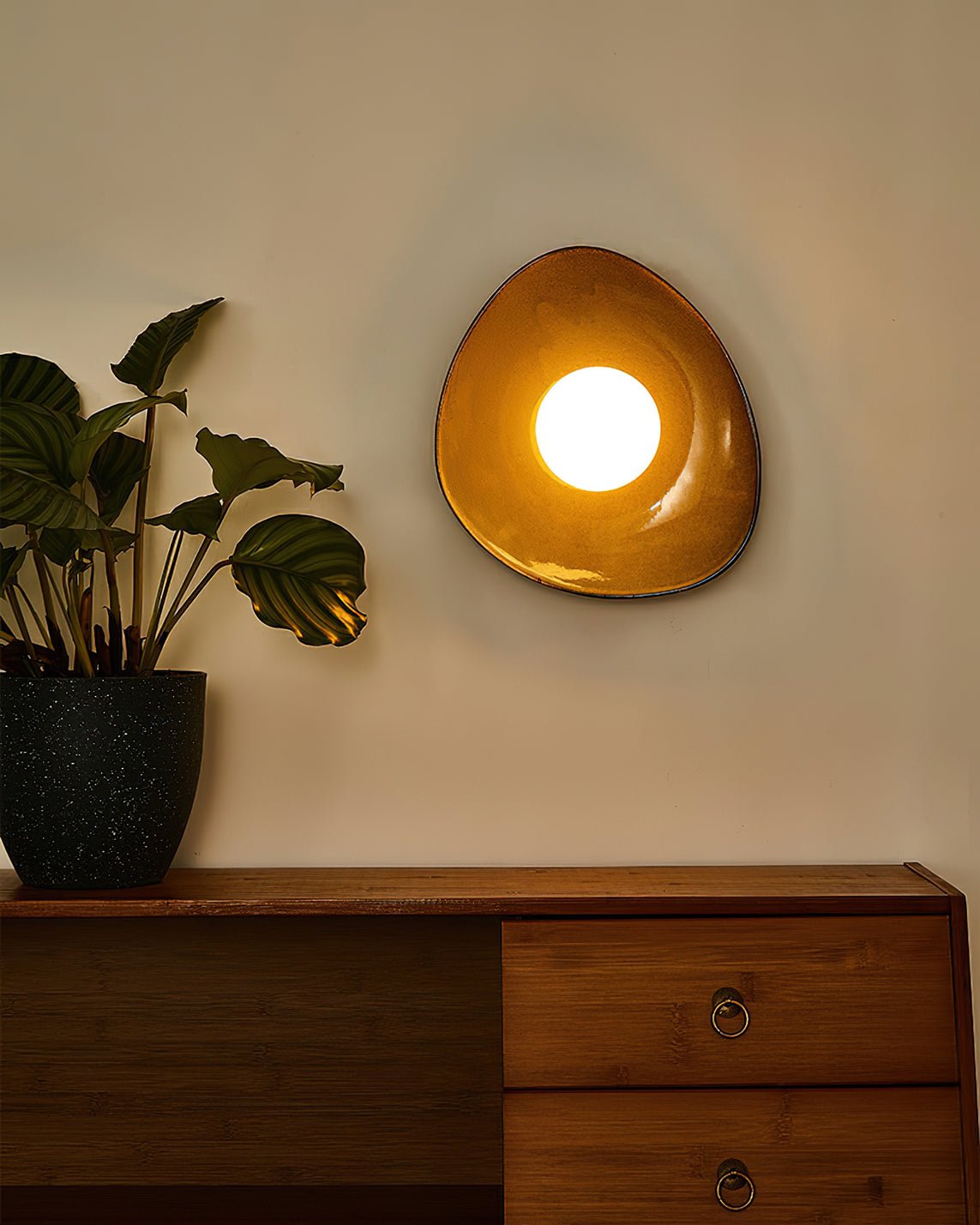 Pebble Disc Wall Light - Lamp Outdoor